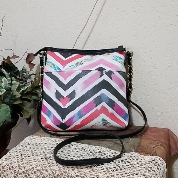 Nicole by Nicole Miller COLORFUL Crossbody Handbag - Picture 4 of 13